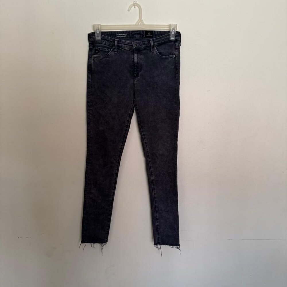 AG Adriano Goldschmied The Middi Ankle mid rise Legging ankle Jeans Size 28R